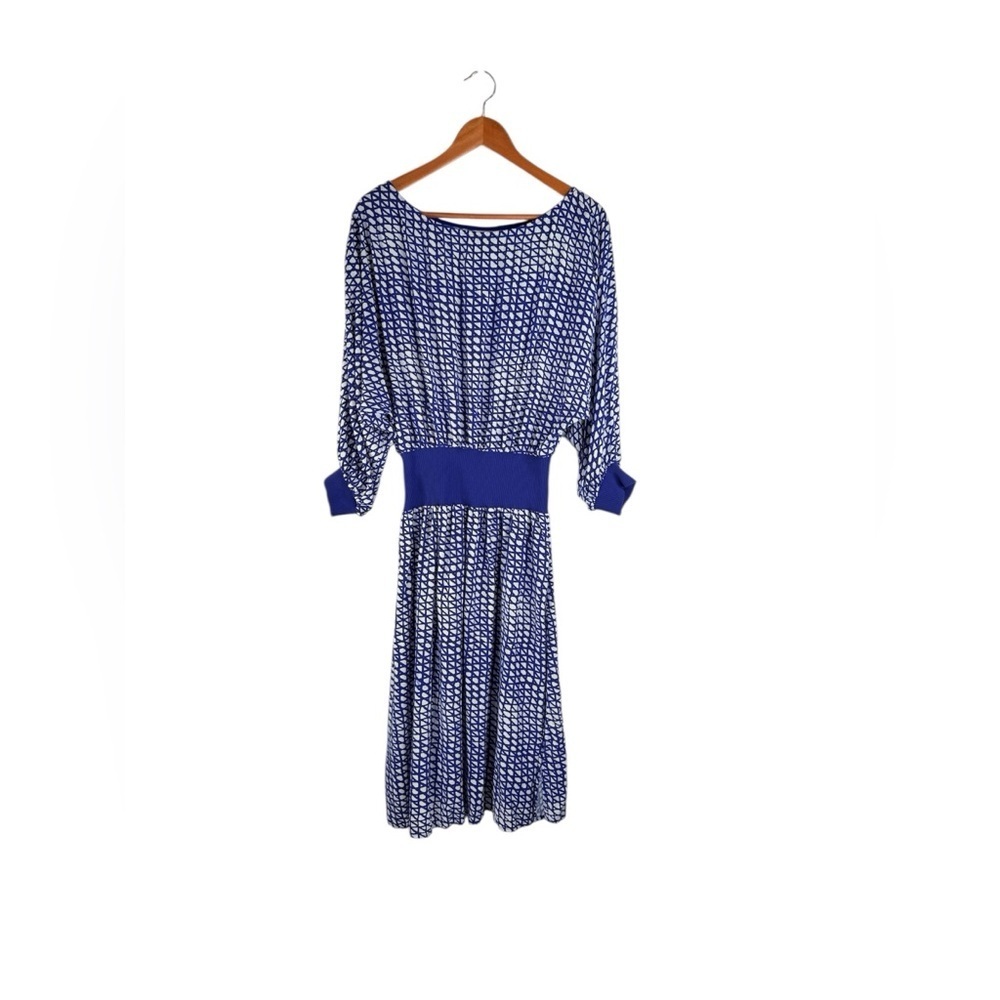 Anthropologie Maeve Gemma Midi Dress Dolman Sleeve Rayon Size Medium